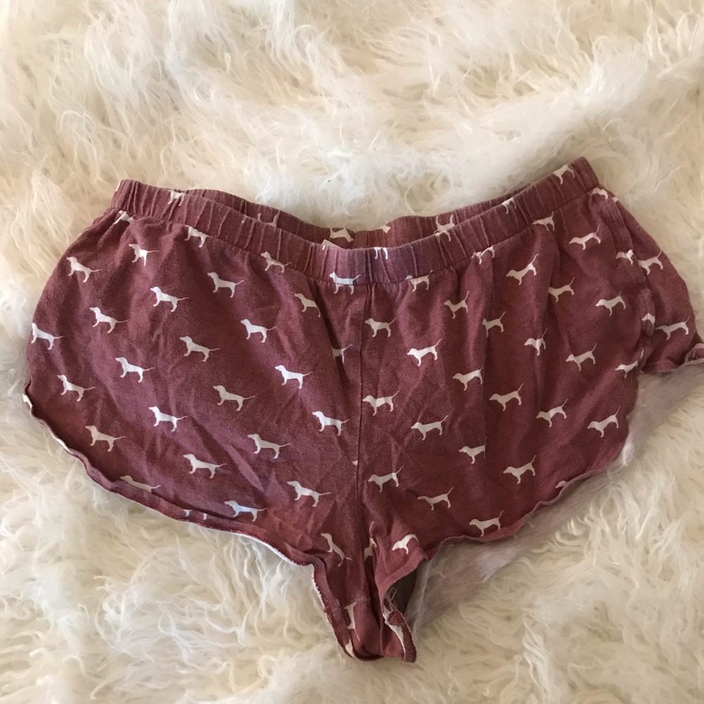PINK pajama shorts